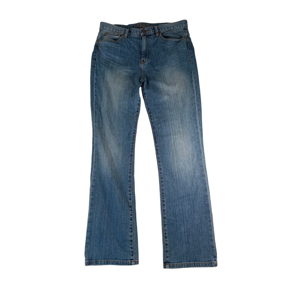 Lauren Ralph Lauren Classic Bootcut Jeans Size 12 Medium Wash Blue Denim Stretch